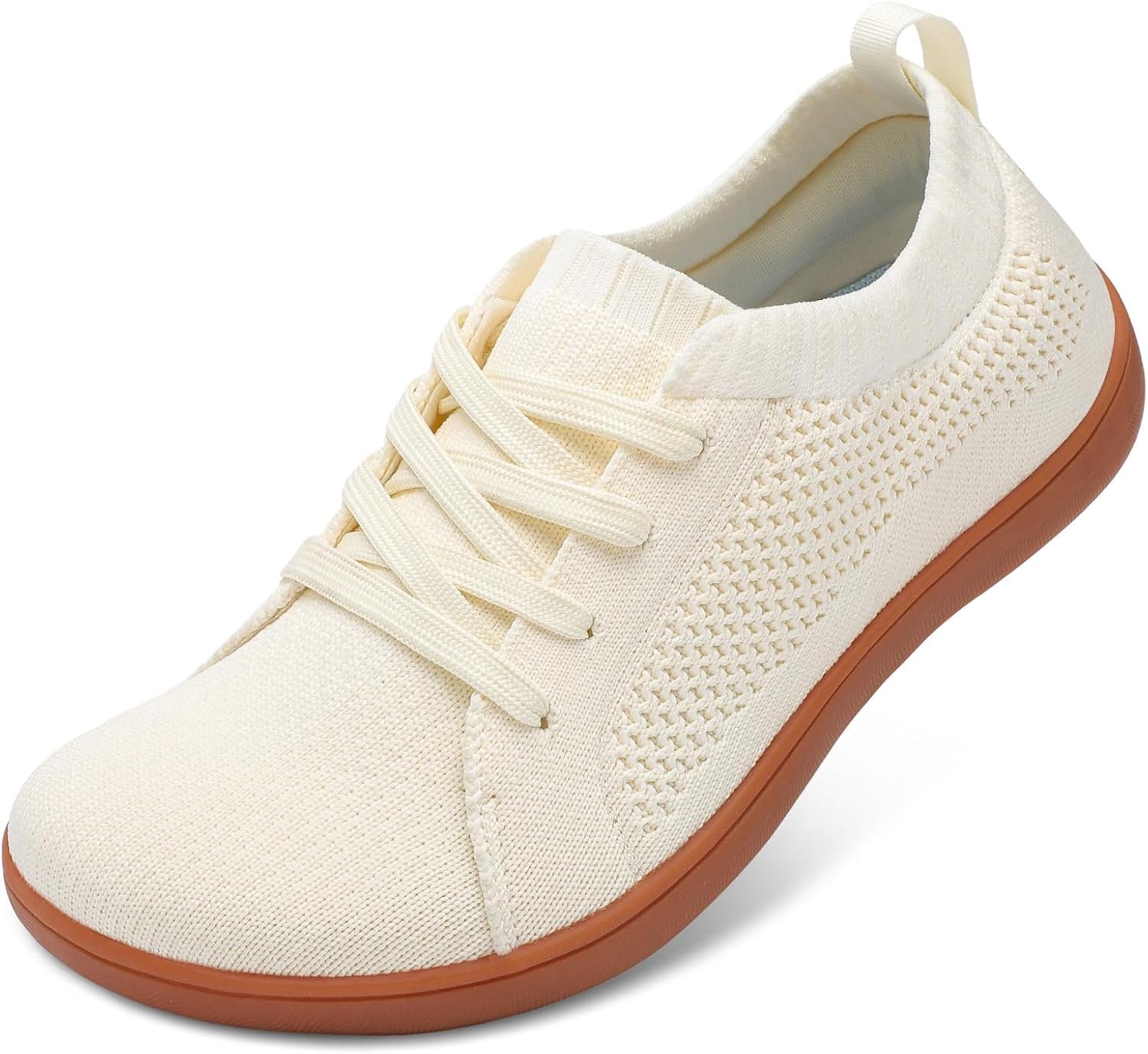 Mens Wide Toe Barefoot Shoes Minimalist Walking Shoes Zero Drop Mesh Workout Sneakers Breathable Casual Running Shoes