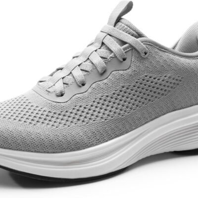 Men’s Hands Free Slip- Walking Shoes Casual Breathable Comfortable Knit Sneaker