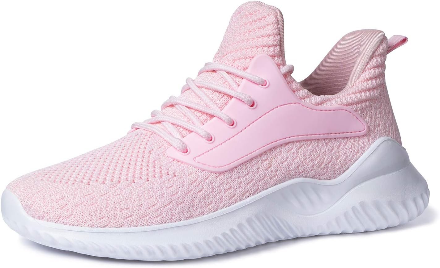 Women Walking Shoes - Slip On Tennis Running Shoes Memory Foam Lightweight Work Sneakers for Indoor Outdoor Gym