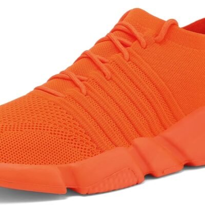 Women Fashion Sneakers Unisex Slip on Ultra-Sock Knit Soft Sole Breathable Lightweight Casual Walking Shoes