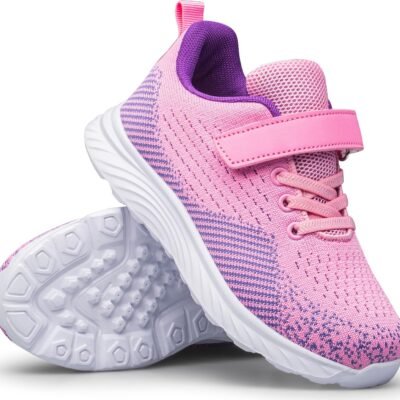 Kids Shoes Toddler Boys Girls Athletic Running Sports Strap Sneakers for Toddler/Little Kid/Big Kid