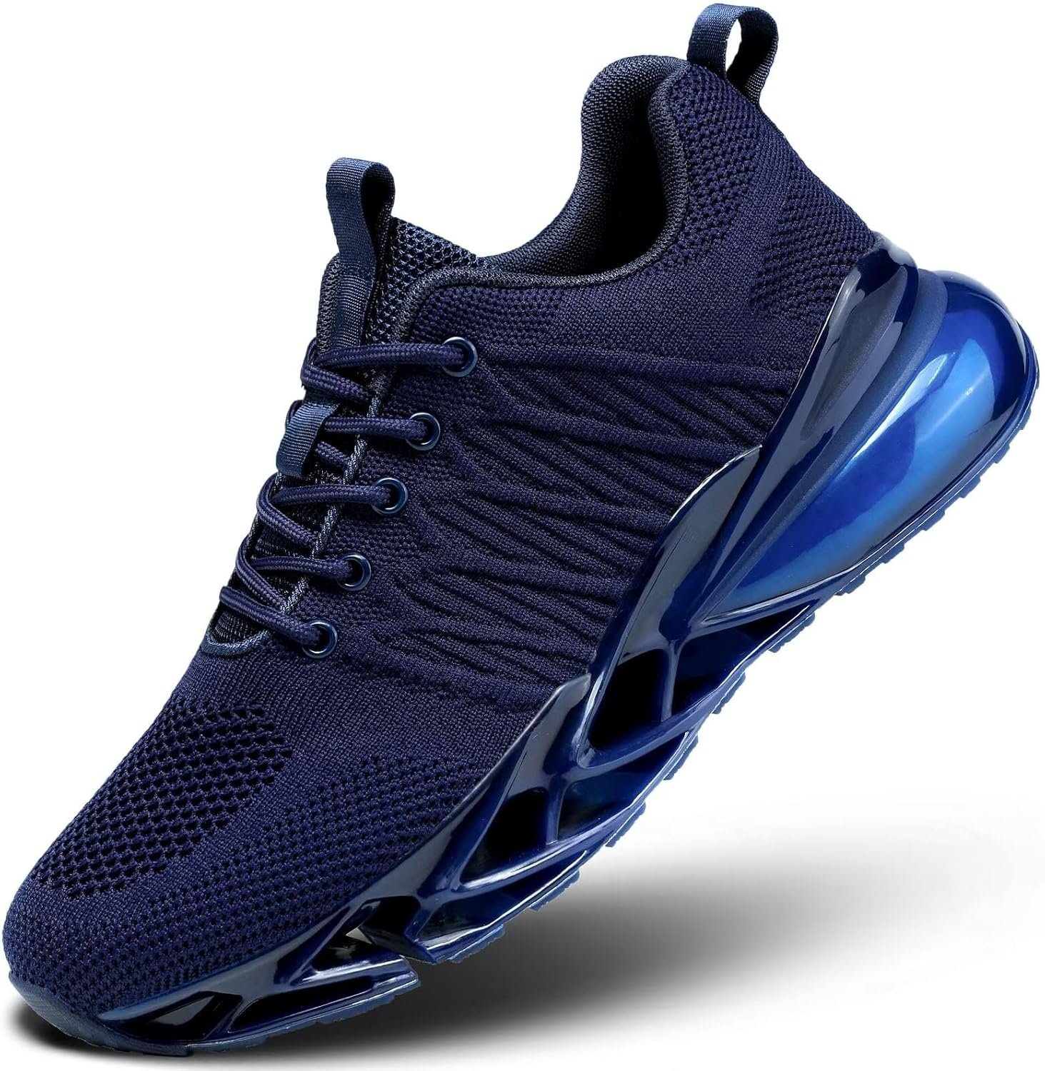 Mens Air Cushion Fashion Sneakers Breathable Blade Running Walking Shoes Comfortable Non Slip Work Sport Fitness Athletic Tennis Shoes